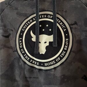 Under Armour Black Hoodie with Graphic Design